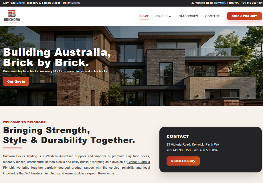 Brickora Website